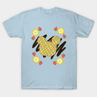 Bear shaped waffle T-Shirt